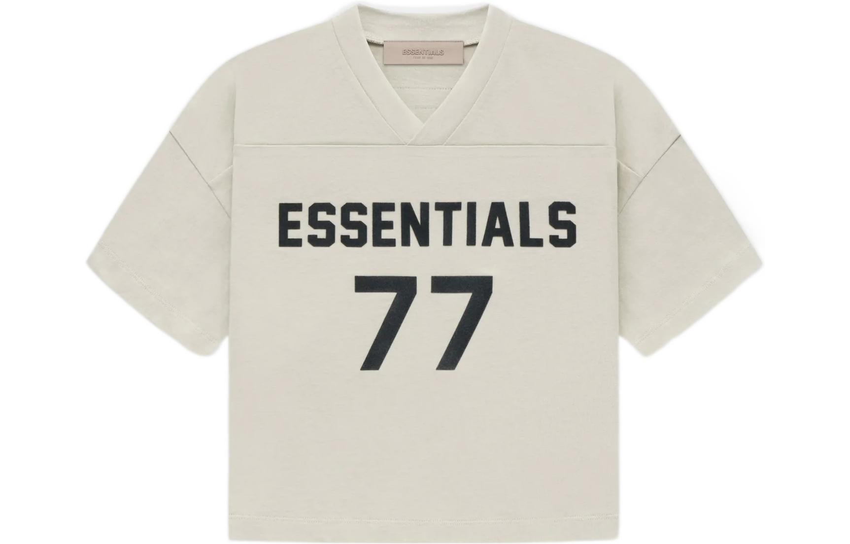 Мужская футболка Fear of God Essentials Kids Football (песочная)
