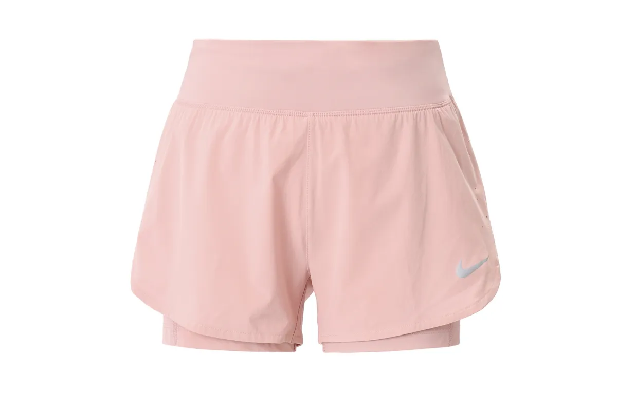 Nike Eclipse 2-in-1 Running Training Sports Woven Shorts Pink