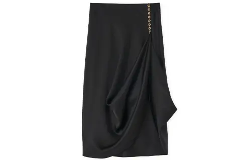 LOEWE Chain-Detailed Midi Skirt