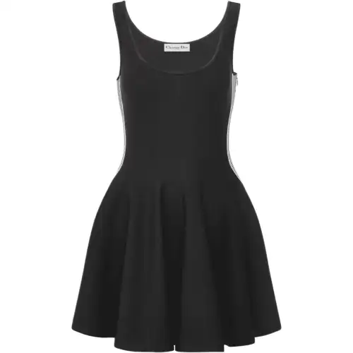 DIOR SS25 Sleeveless Dress Women's Black