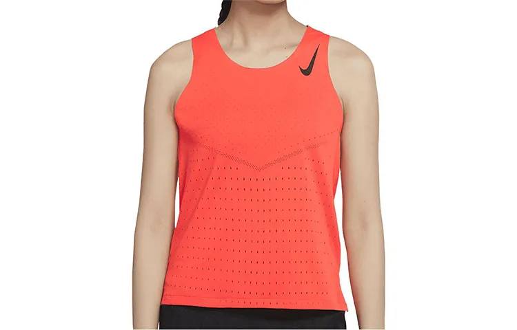 Nike Sleeveless Sports Shirts Women's Red Halter Neck