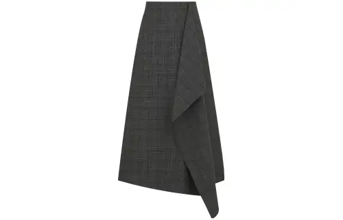 DIOR Casual Long Skirt Women's Gray