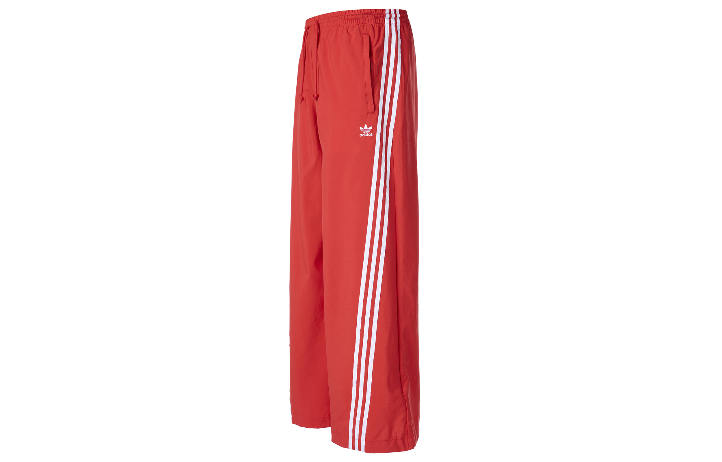 Женские штаны adidas originals 3-Stripes (красные)