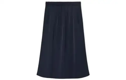 LOEWE Viscose Skirt Navy Blue