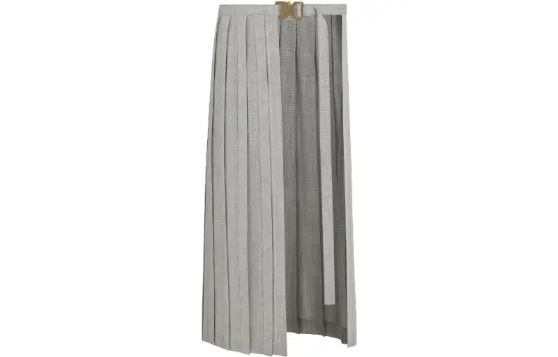 DIOR Homme Belted Pleated Skirt