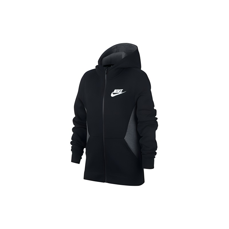 Мужская куртка Nike с капюшоном (черная)