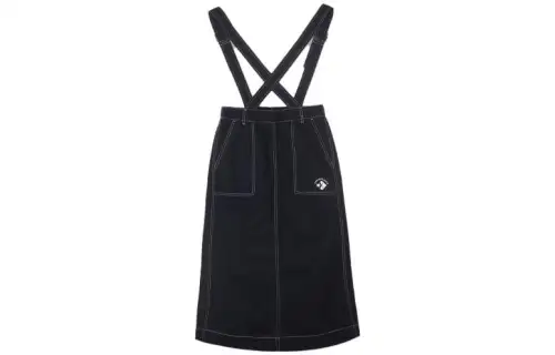 Converse BIB Casual Long Skirt Women's Black