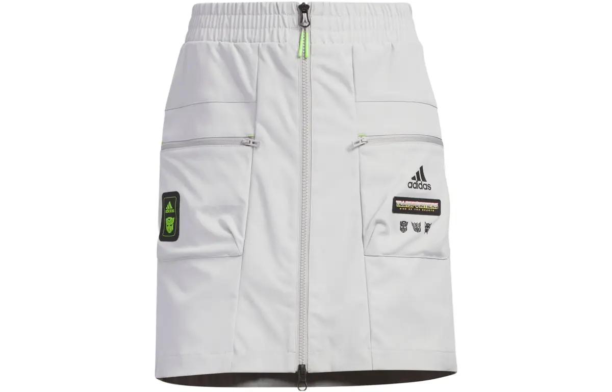 Adidas Cargo Short Skirts Women's Light Gray Moderate Short Cargo Skirt