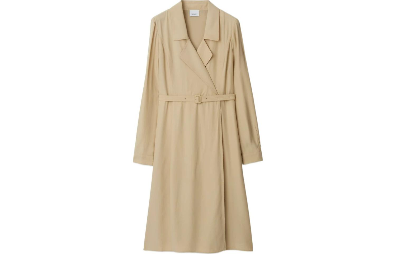 Женское платье Burberry (бежевое)