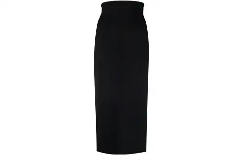 PRADA SS23 Casual Long Skirt Women's Black
