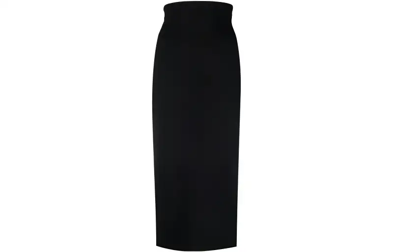 PRADA SS23 Casual Long Skirt Women's Black