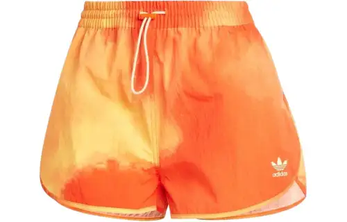Adidas Originals Sports Shorts Women's Gold Moderate Knitted Shorts