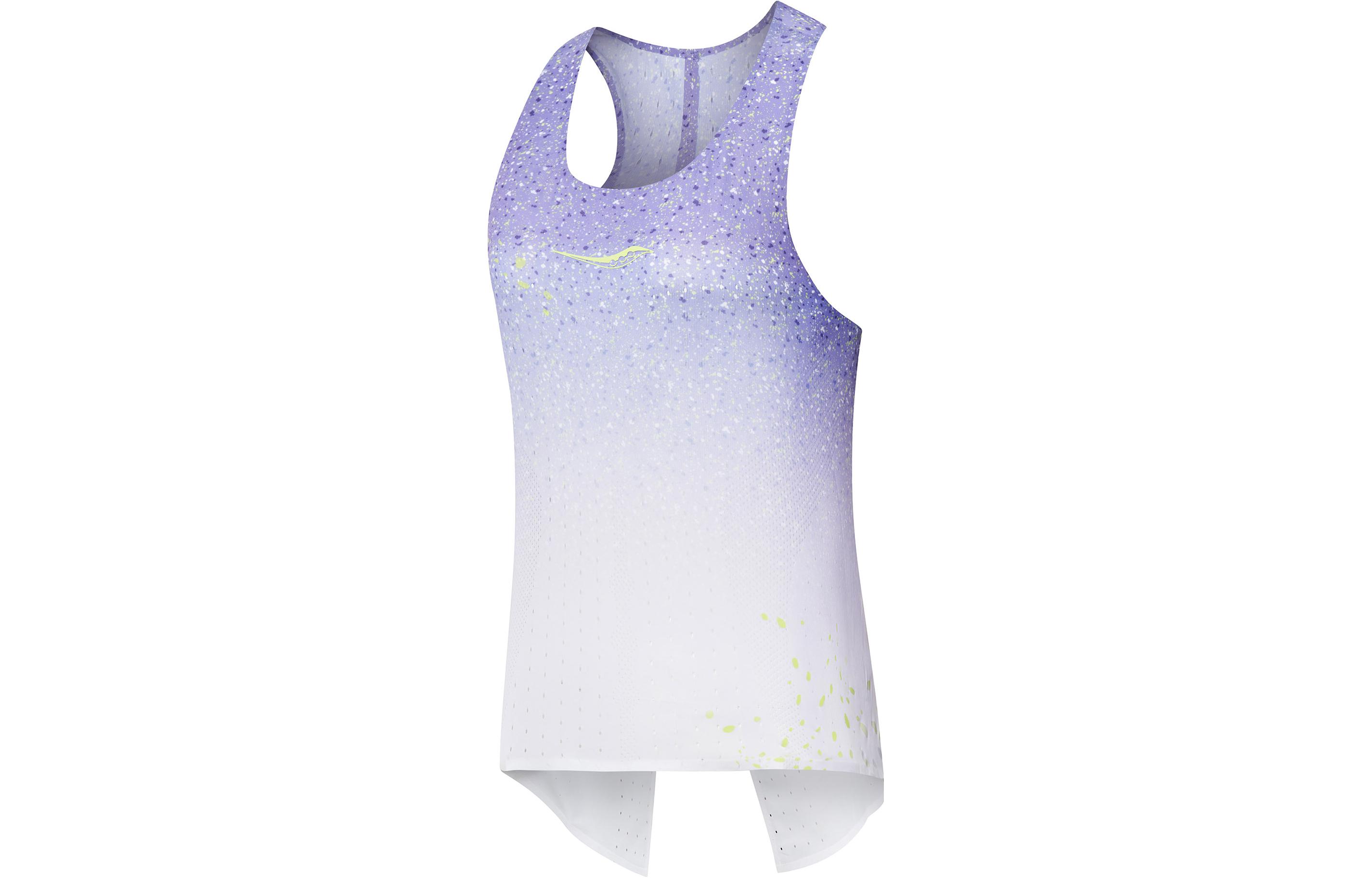 Saucony Sleeveless Sports Shirts Women’s Purple Blue Combo Racerback