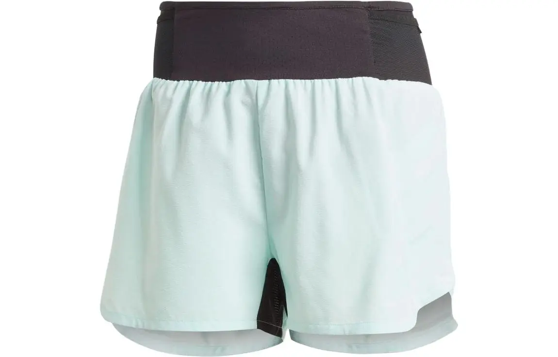 Adidas Sports Shorts Women's Aqua Green Moderate Flared Pants