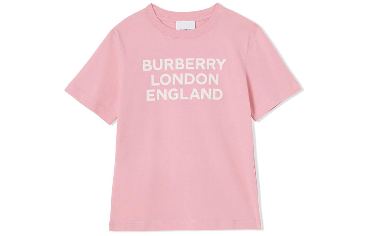 Женская футболка Burberry (розовая)