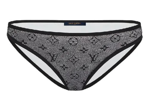 LOUIS VUITTON Swimming Shorts Women's Silver