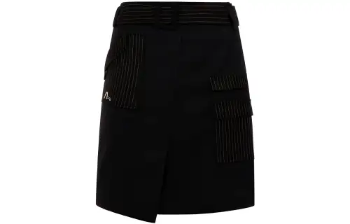 EVISU Casual Short Skirts Women's Black Moderate Short Other
