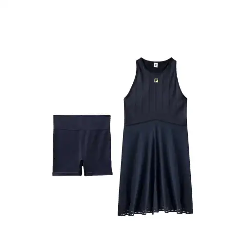 FILA ACE Sleeveless Dress Women's Black 001
