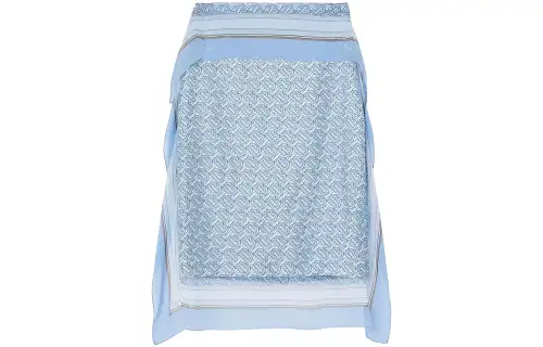 Burberry Casual Long Skirt Women's Blue