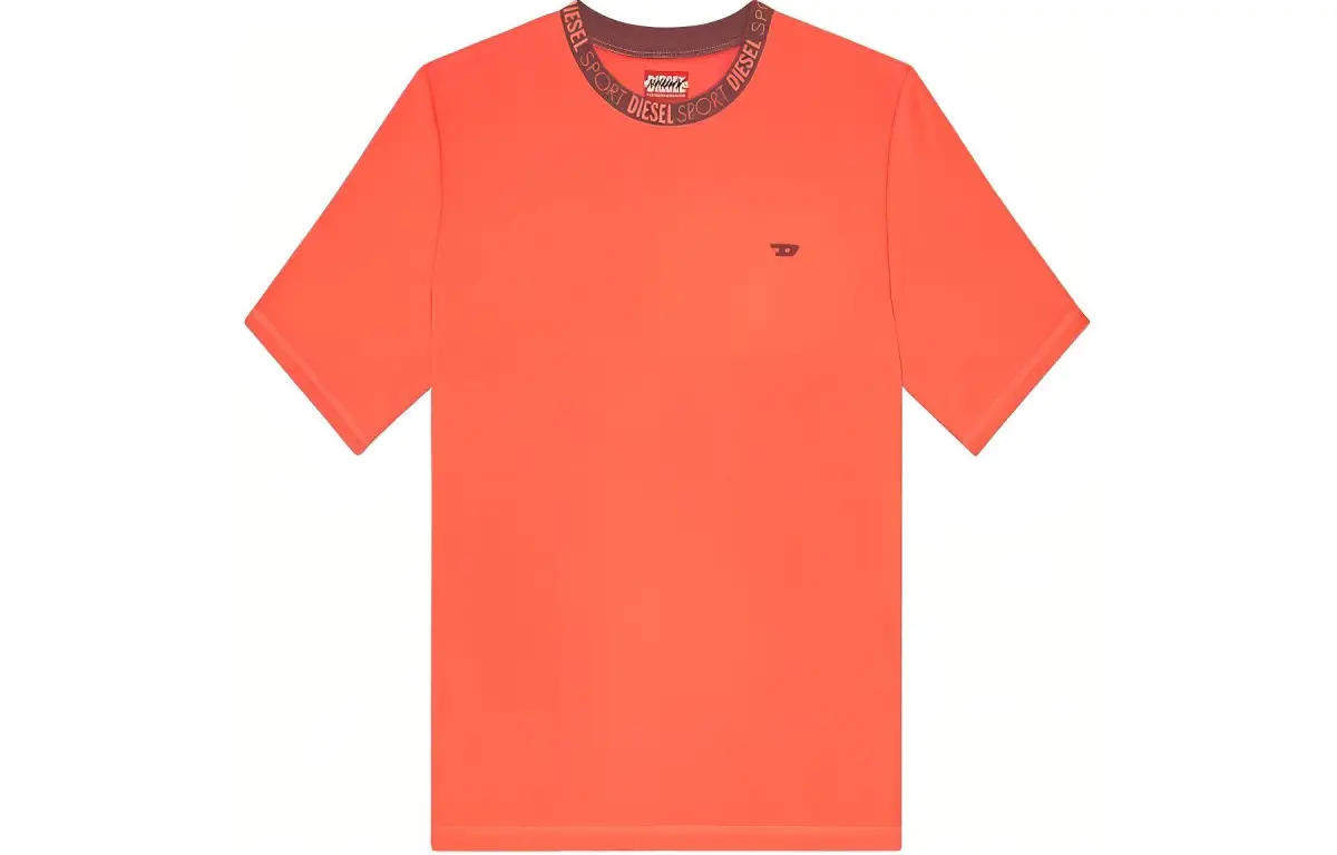DIESEL T-Shirts Women's Red Crew Neck Moderate Other