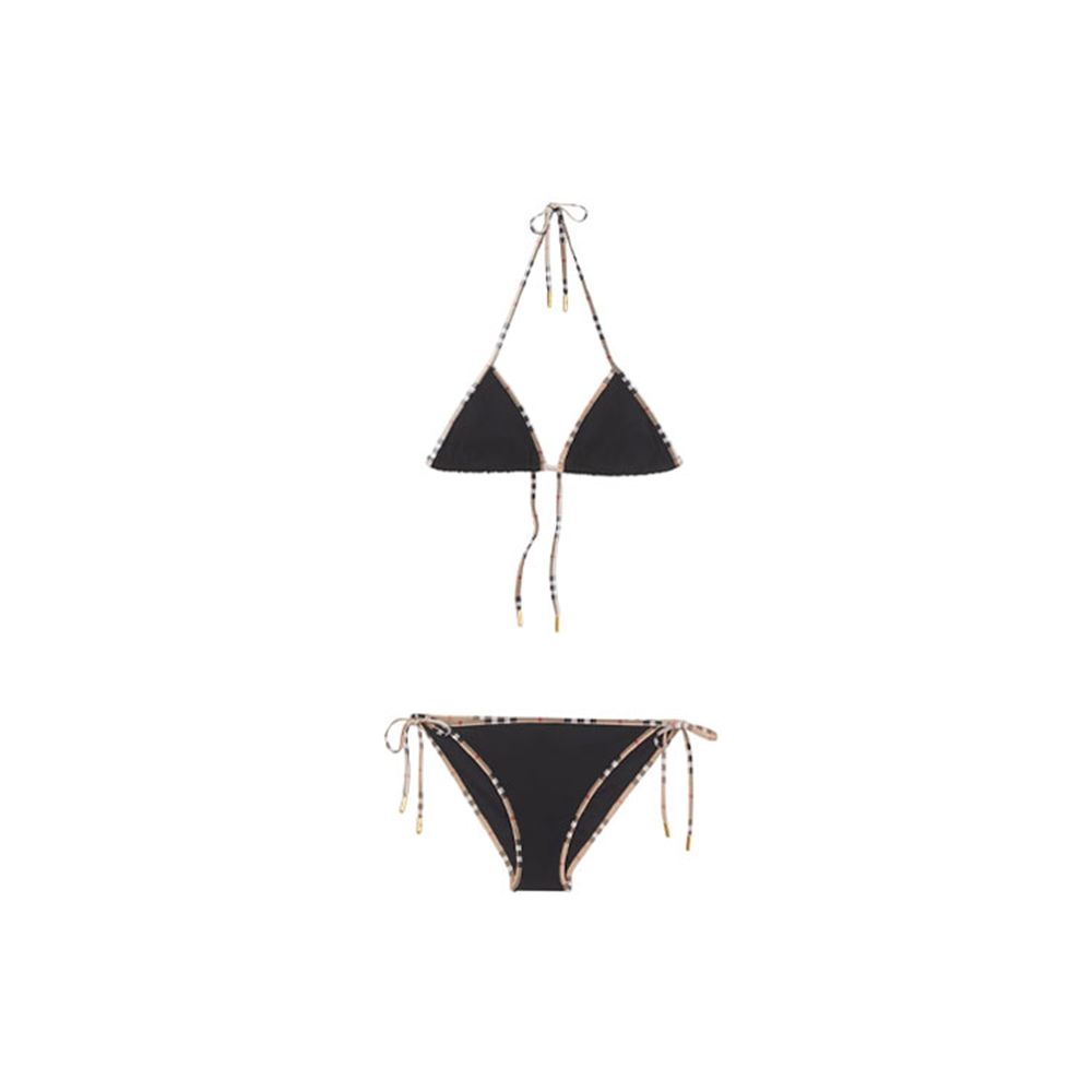 【Previous Season】Vintage Check-trim bikini