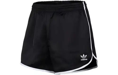 Adidas Originals Sports Shorts Women's Black Moderate Knitted Shorts