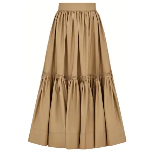 DIOR Casual Long Skirts Women's Brown Long Other