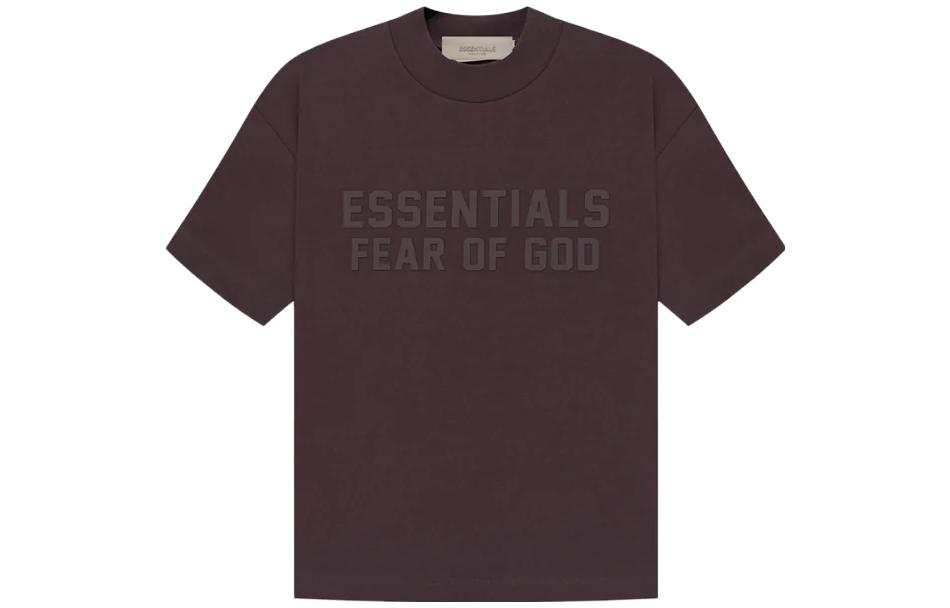 Детские футболки Fear Fear of God Essentials SS23TKids S S Essentials Tee Plum (сливовые)