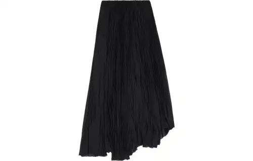Balenciaga Pleated Midi Skirt