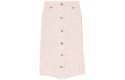 Balenciaga Casual Long Skirt Women's Pink