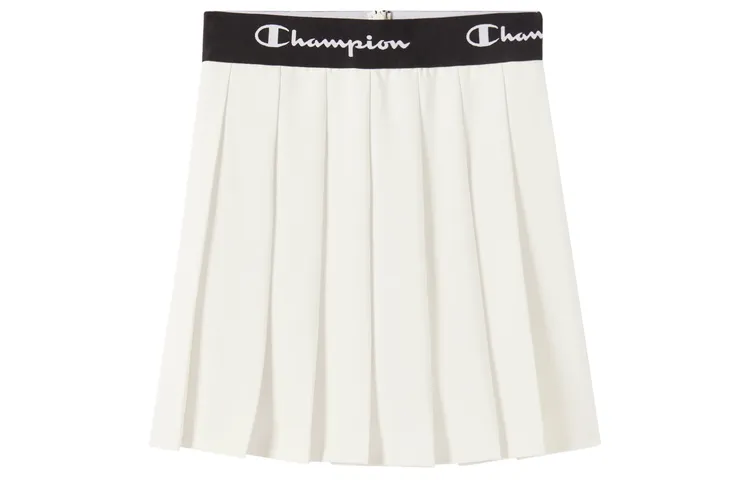 Champion Casual Solid Color Pleated Skirt US Version Women's