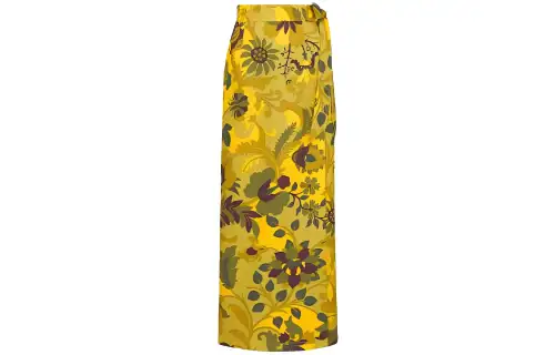 DIOR Casual Long Skirt Women's Multicolor