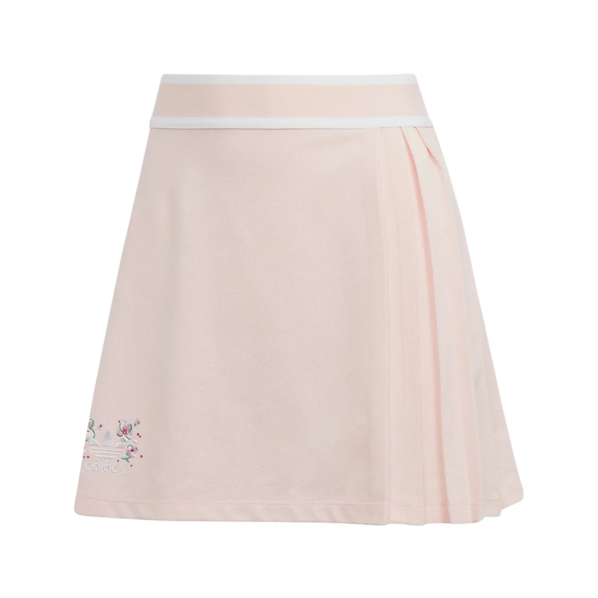 Adidas Originals Cherry Blossom Limited Series Casual Short Skirts Women's Ice Crystal Pink