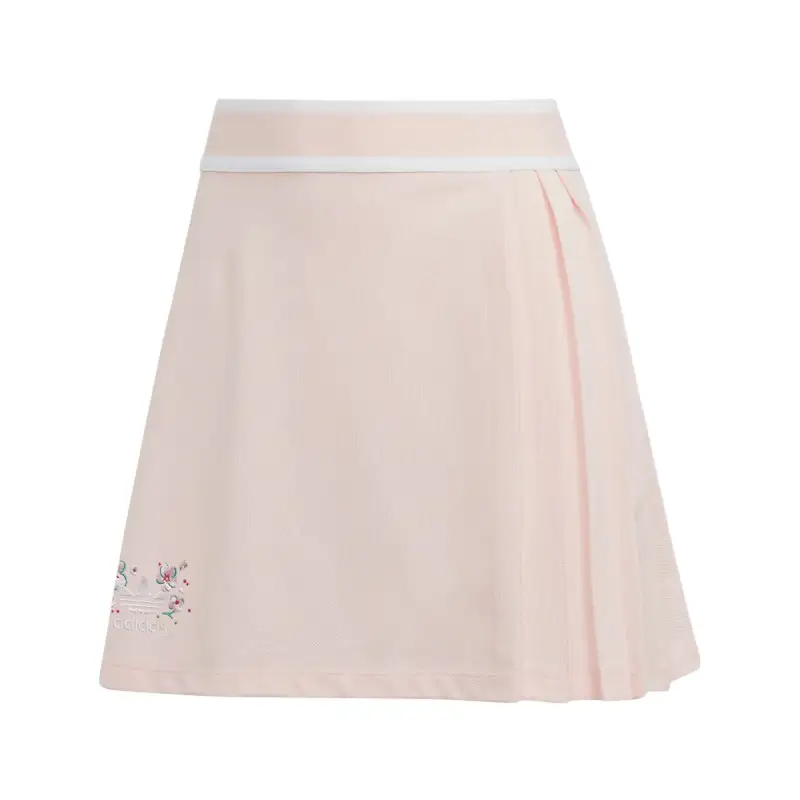 Adidas Originals Cherry Blossom Limited Series Casual Short Skirts Women's Ice Crystal Pink