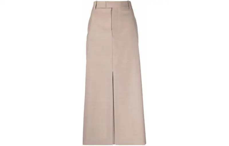 Bottega Veneta Casual Long Skirt Women's Khaki