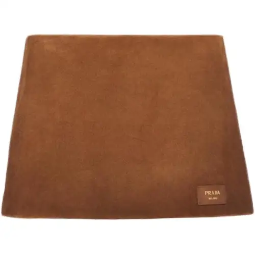 PRADA Leather Short Skirts Women's Brown Moderate Short Other