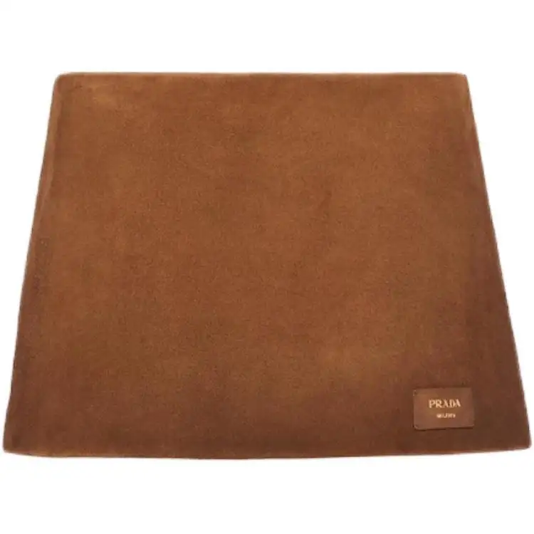PRADA Leather Short Skirts Women's Brown Moderate Short Other