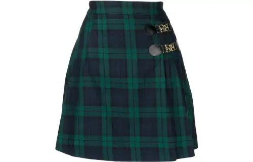 A BATHING APE Casual Short Skirts Women's Dark Green Short A Line Skirt