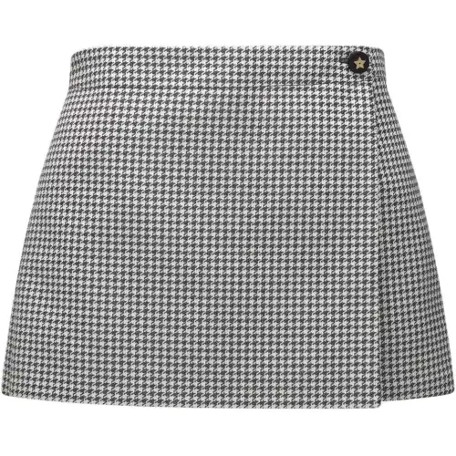 DIOR Casual Short Skirts Women's Black White