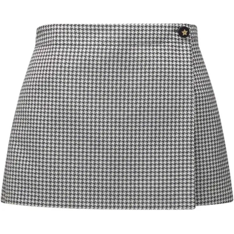 DIOR Casual Short Skirts Women's Black White