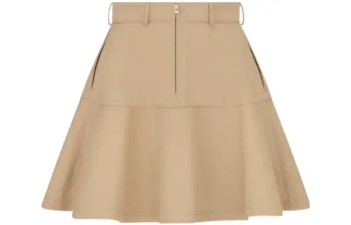 DIOR Casual Short Skirts Women's Beige Moderate Short A Line Skirt