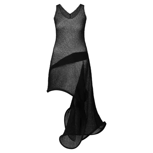 LOUIS VUITTON Sculptural Hem Mesh Dress