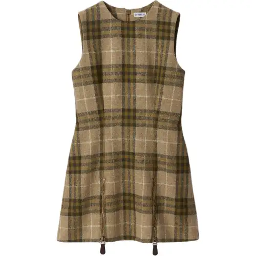 Burberry checked mini dress