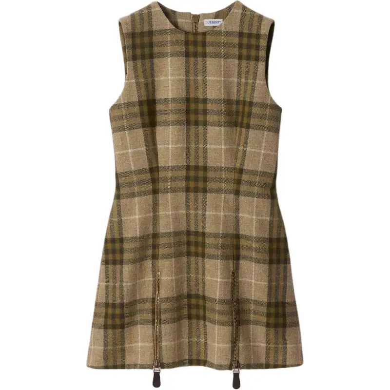 Burberry checked mini dress