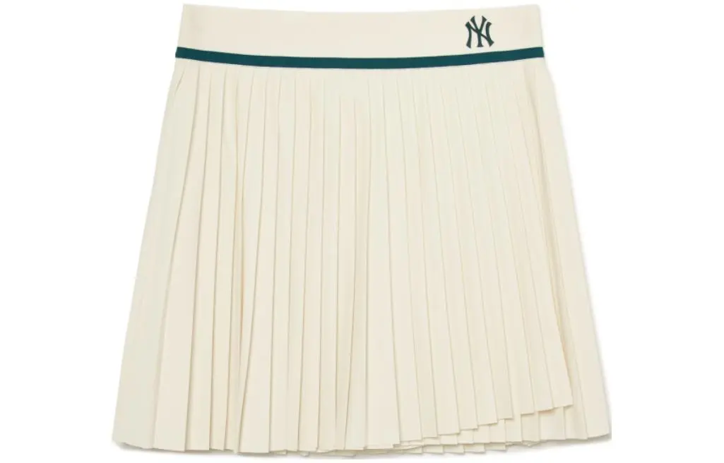 MLB Casual Short Skirts Women's Cream