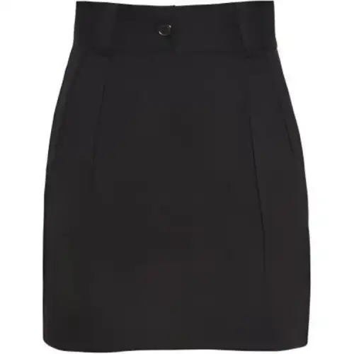 【Previous Season】grain-de-poudre mini skirt