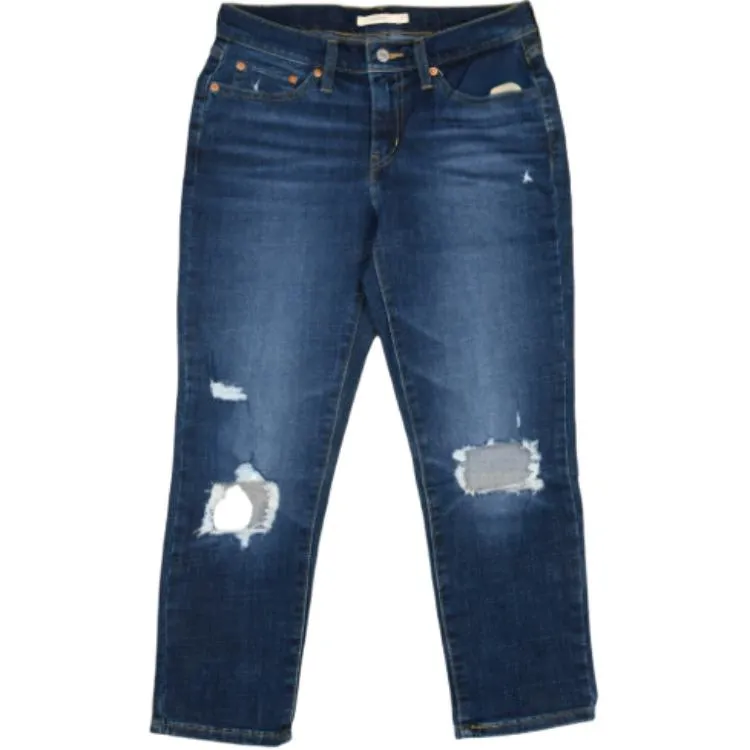 Levi's Jeans Women's Dark Blue Moderate Straight Fit Pants