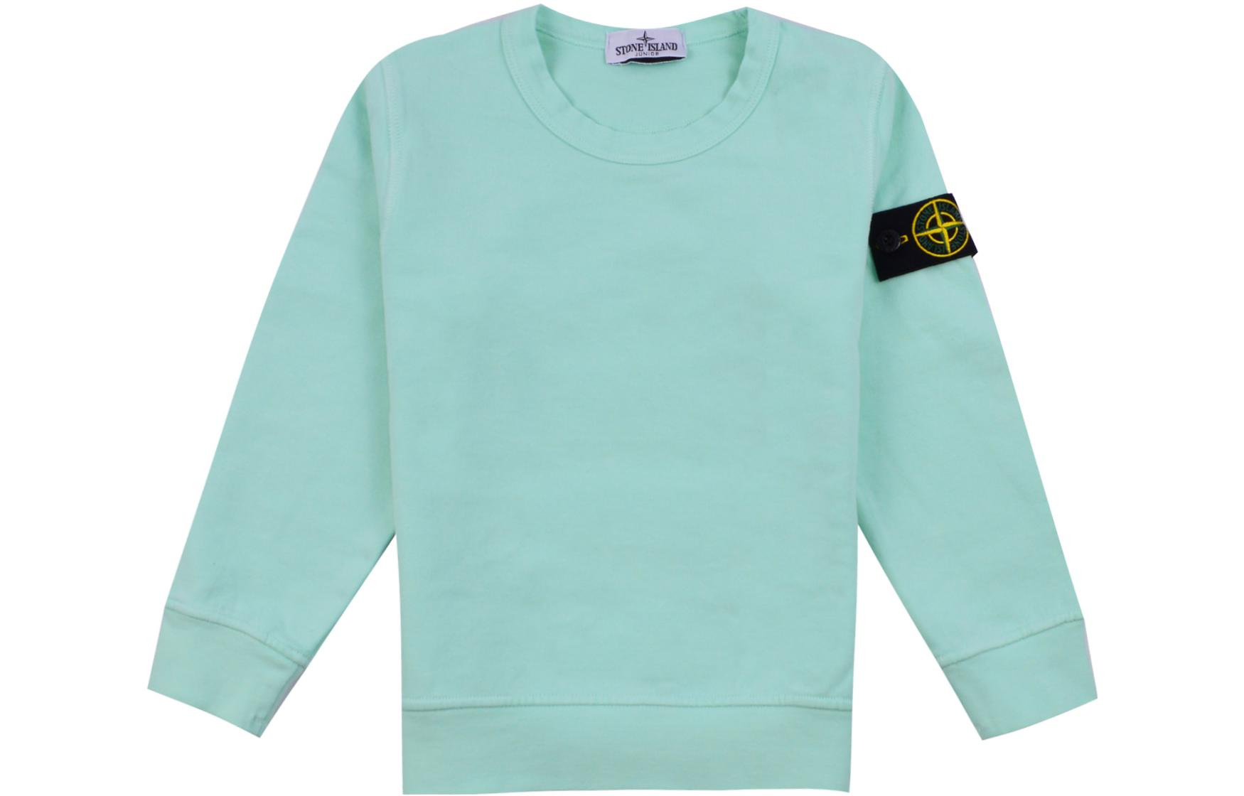 Детский худи STONE ISLAND (светло-зеленый)