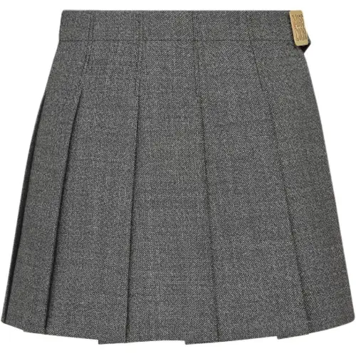 DIOR SS24 Casual Short Skirts Women's Gray