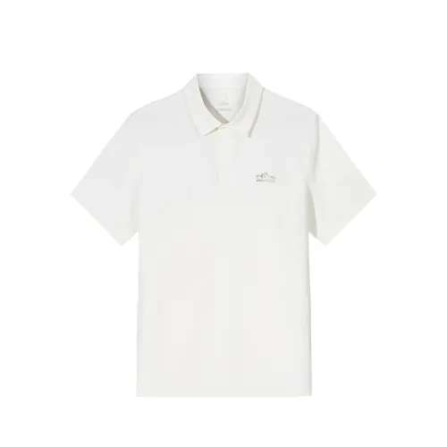 Anta Outdoor Collection Polo Shirt Men's Ivory White